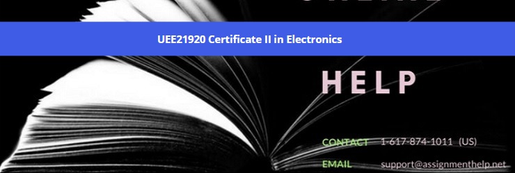 UEE21920 Certificate II in Electronics